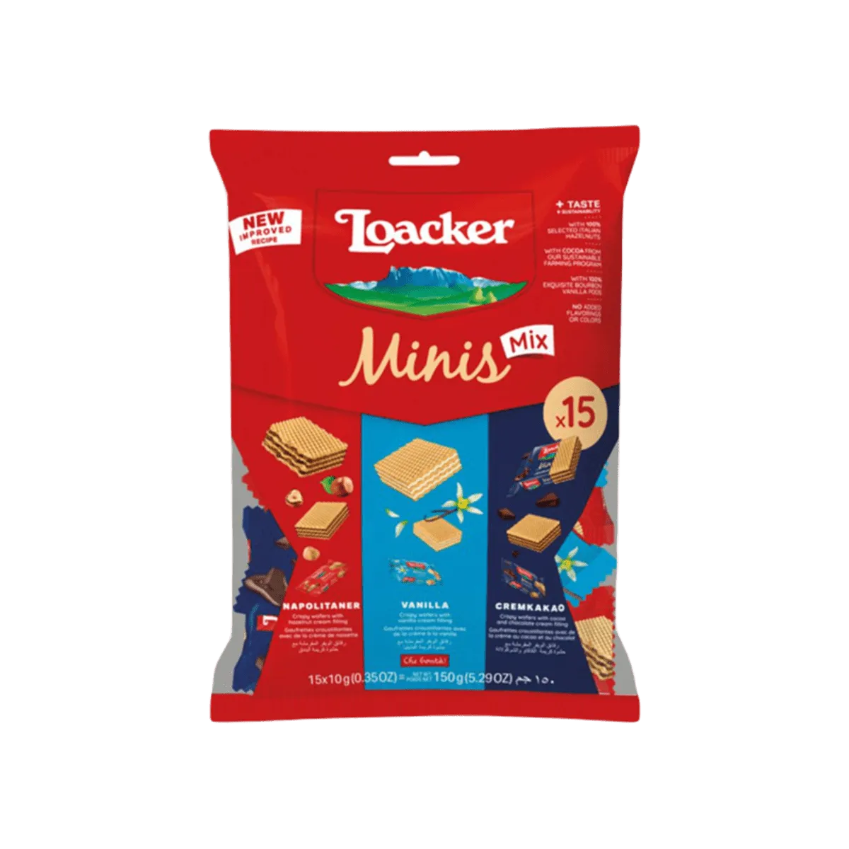 Loacker Classic Minis Mix Waffer 100g