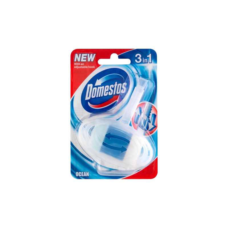 Domestos 3 In 1 Blue Rim Block 40G