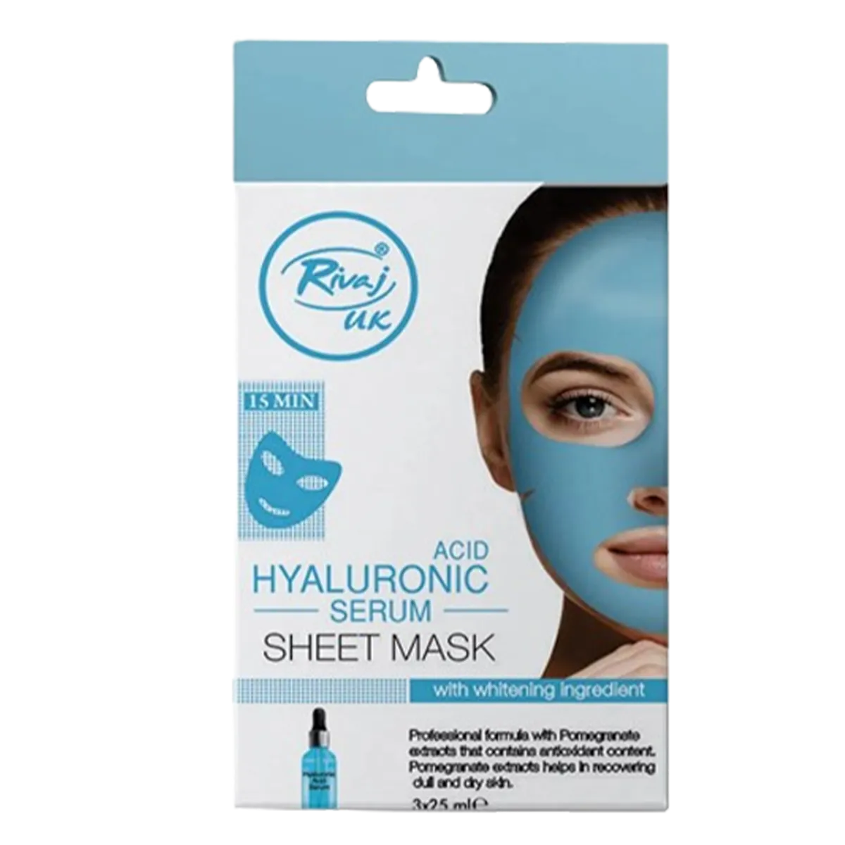Rivaj Uk Acid Hyaluronic Serum Face Sheet Mask
