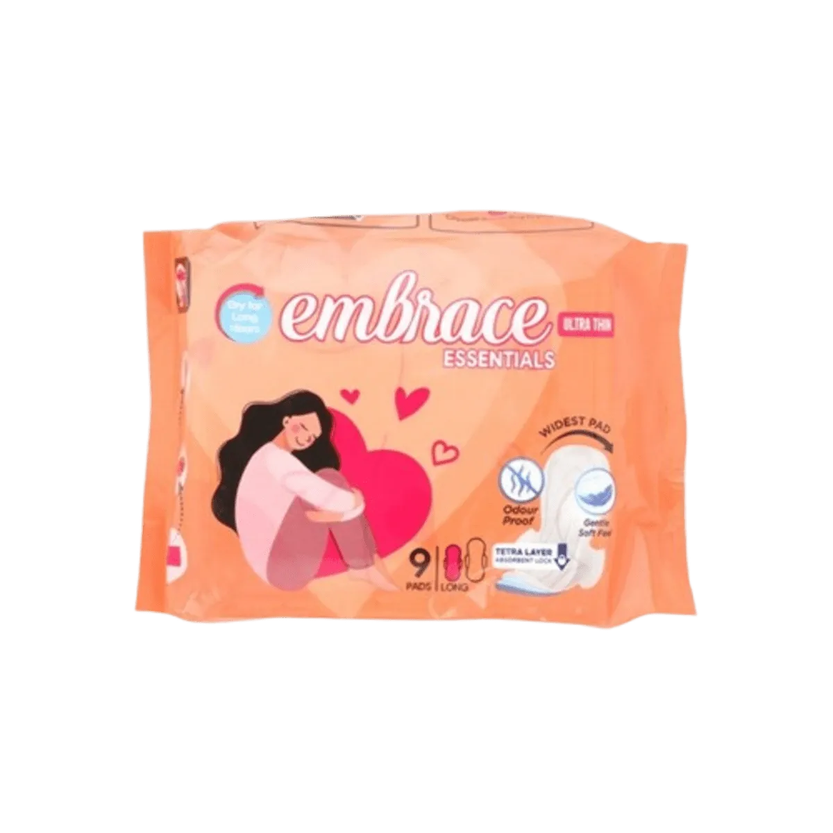 Embrace Pads Essential Ultra Thin 9 Pcs