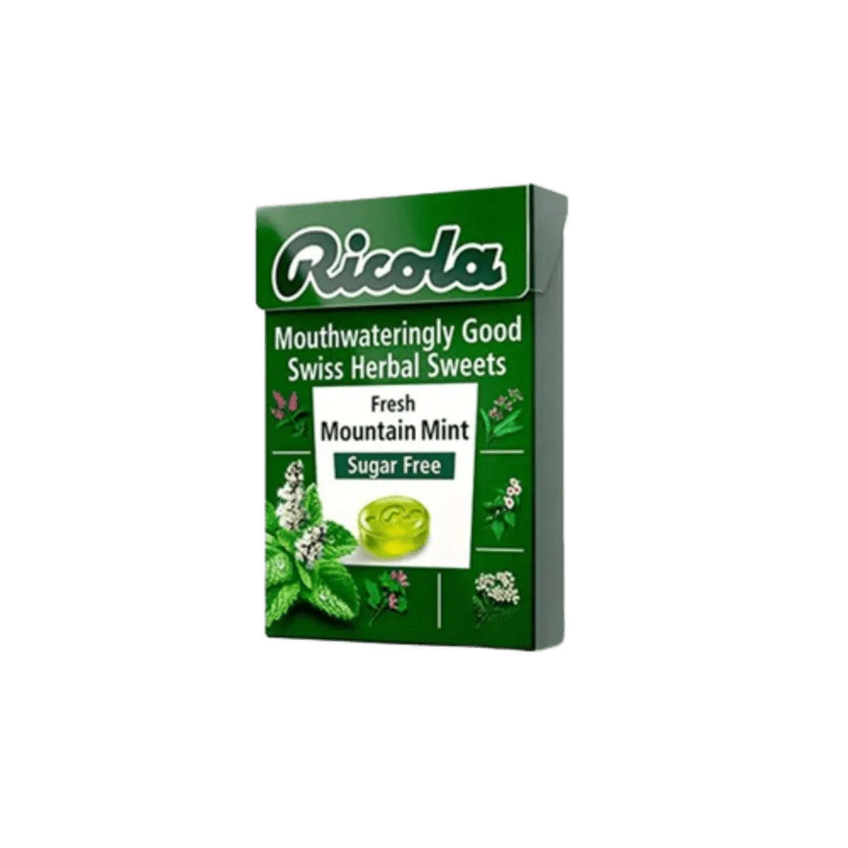 Ricola Swiss Herbal Sweets Fresh Mountain Mint Sugar Free Candy