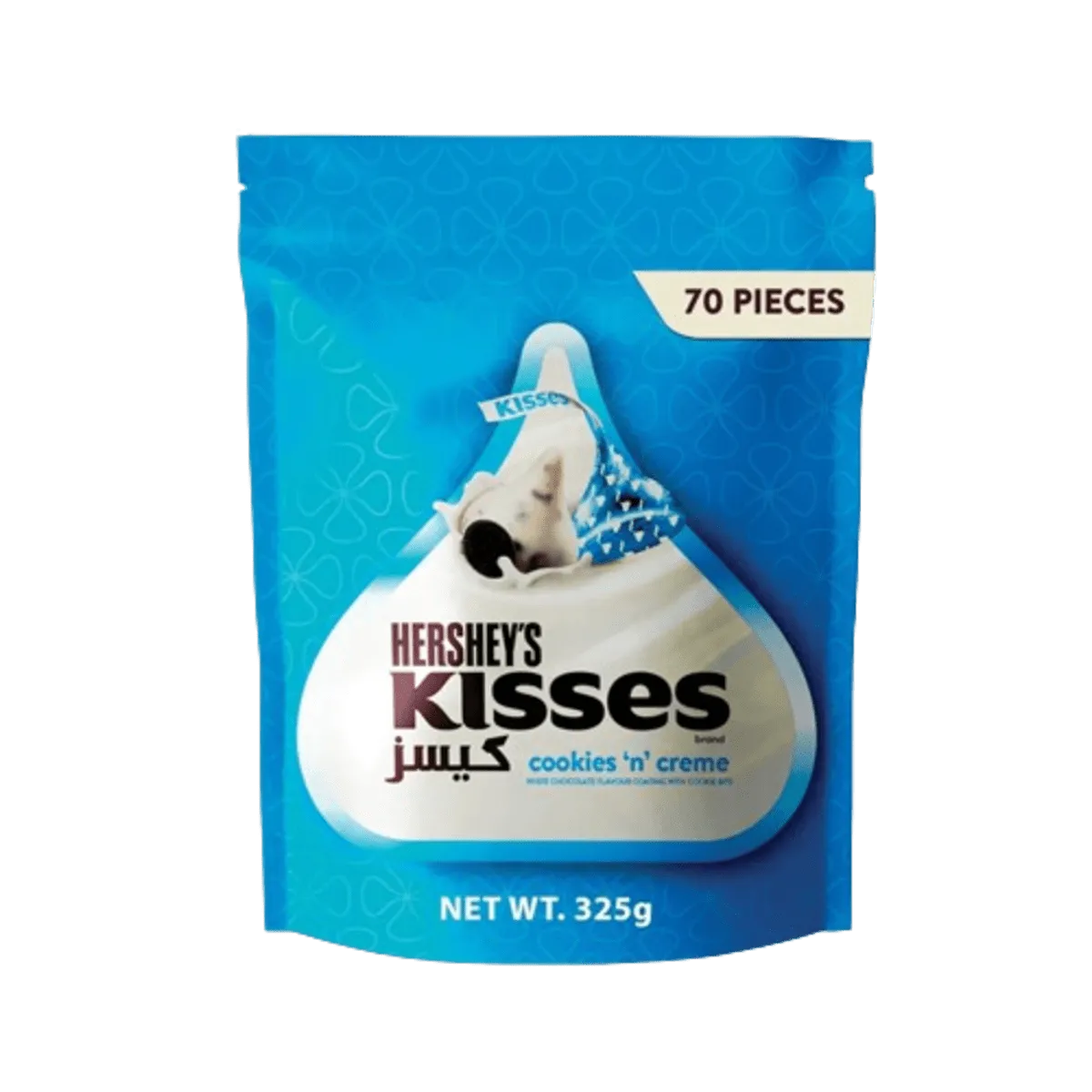 HERSHEYS Kisses Cookies Creme Chocolate 325g