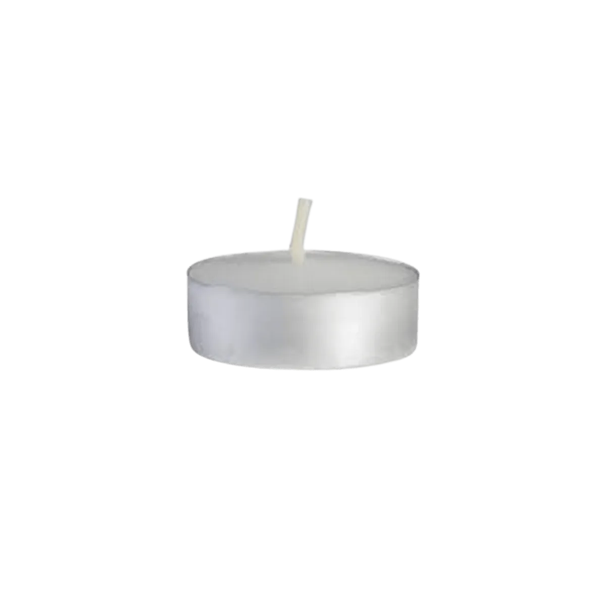 Harmony Tea Light Candles Silver 100 Piece
