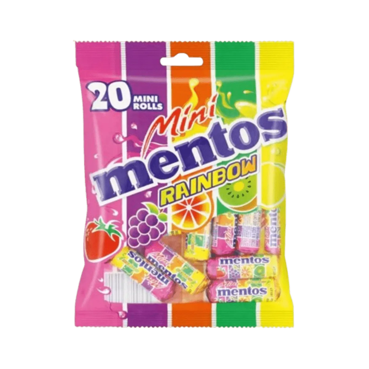 Menton Candy Rainbow Pouch 20Pices 120G