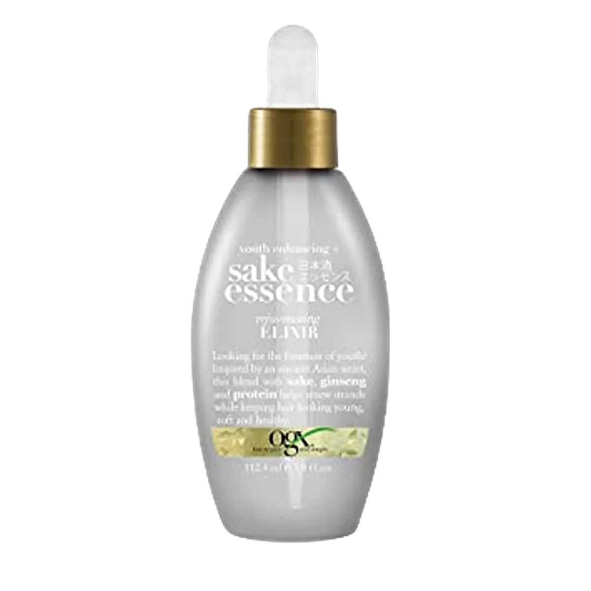 OGX Youth Enhancing + Sake Rejuvenating Elixir, 3.8oz