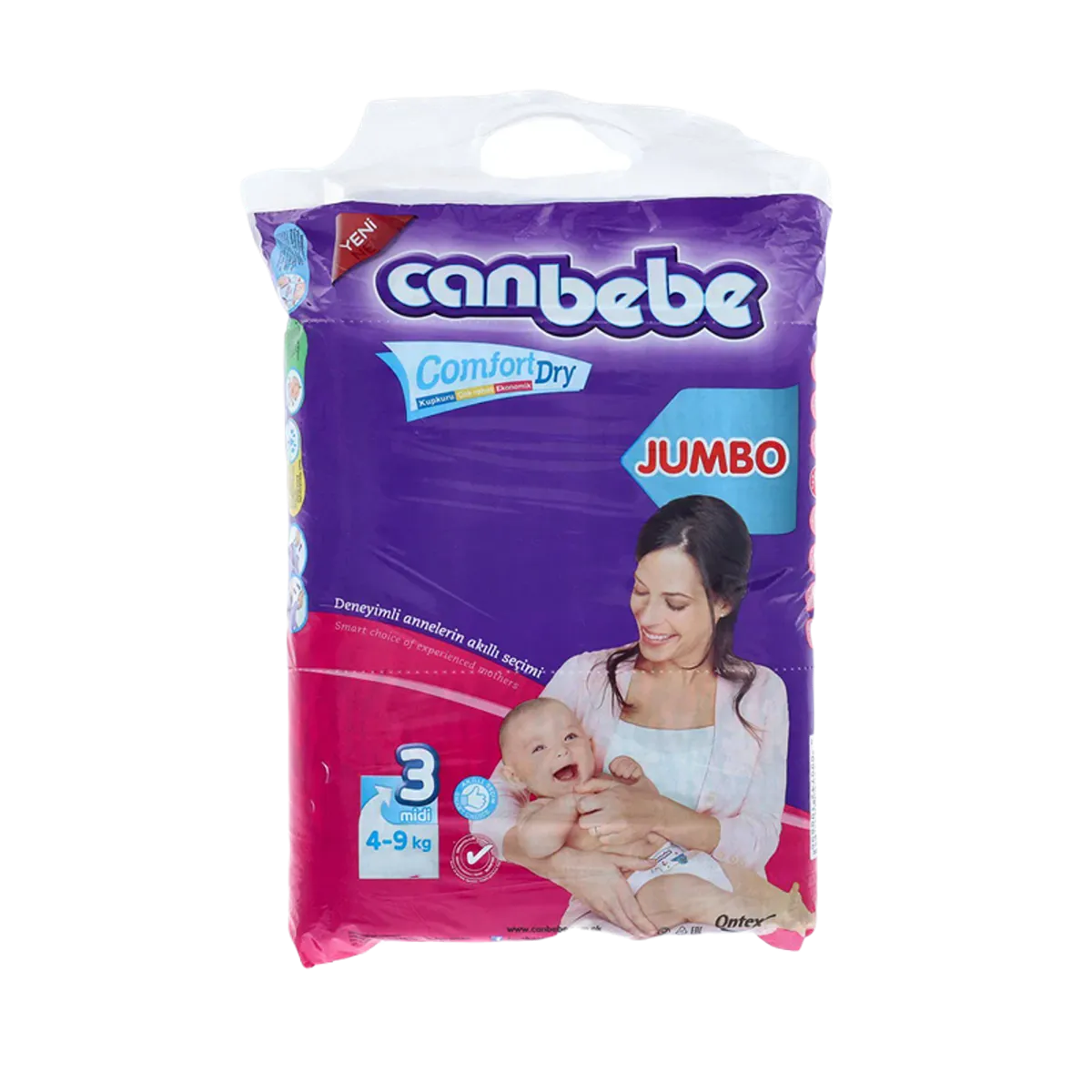 Canbebe Jumbo Pack 3 Midi 42Pcs
