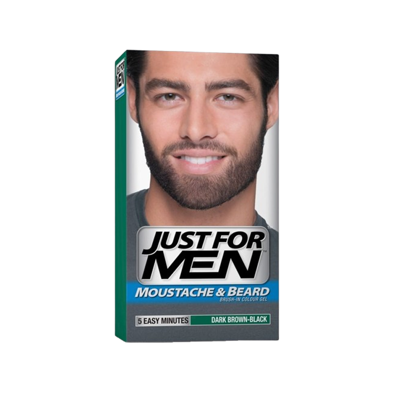 Just For Men Beard Color Natural Dark Brown Black