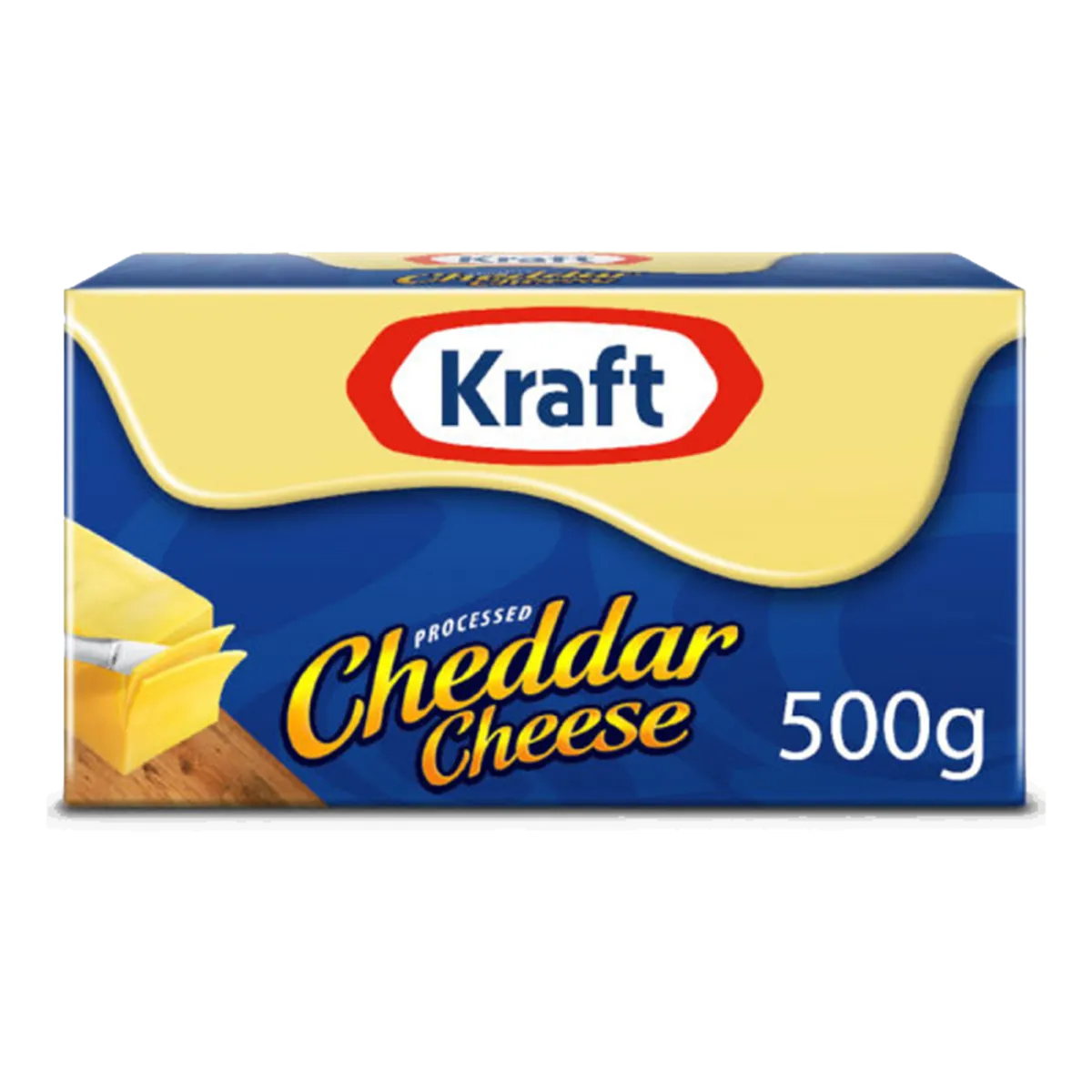 Kraft Cheddar Block Blue Packing 500g