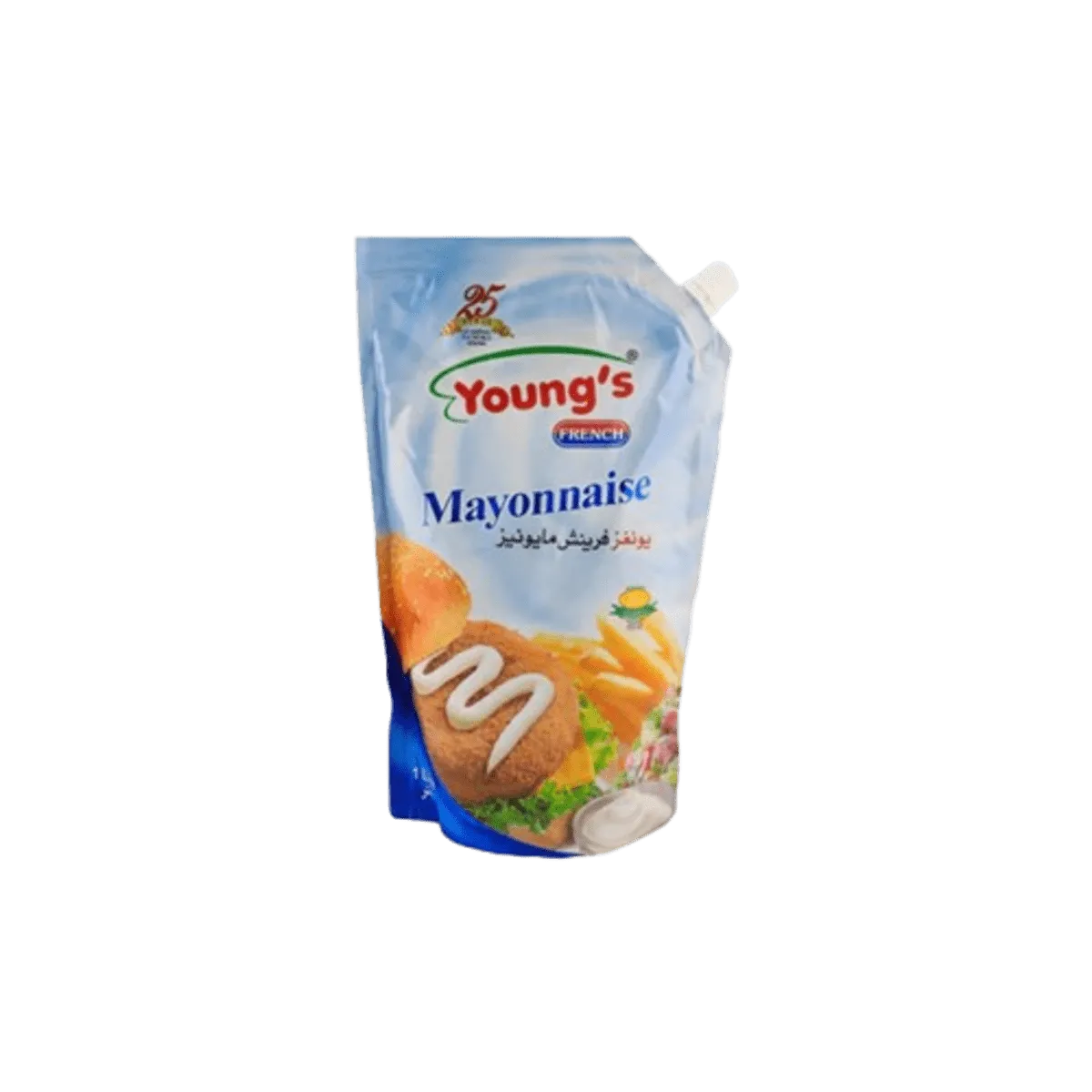 Youngs French Mayonnaise Pouch 1L