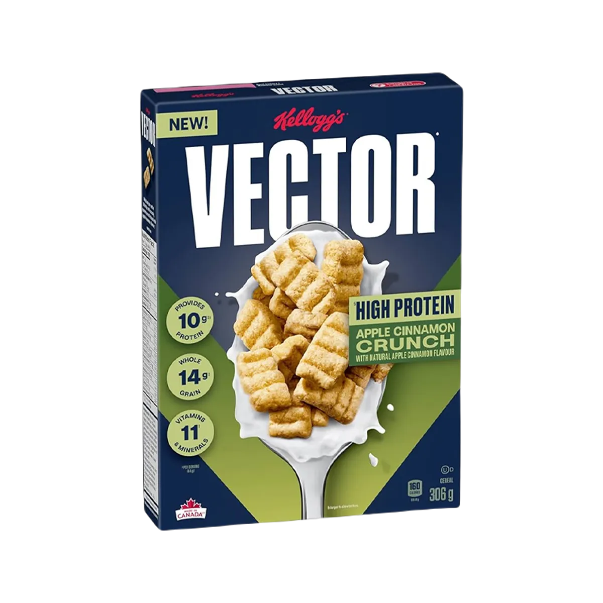 Kelloggs Vector Apple Cinnamon 306g