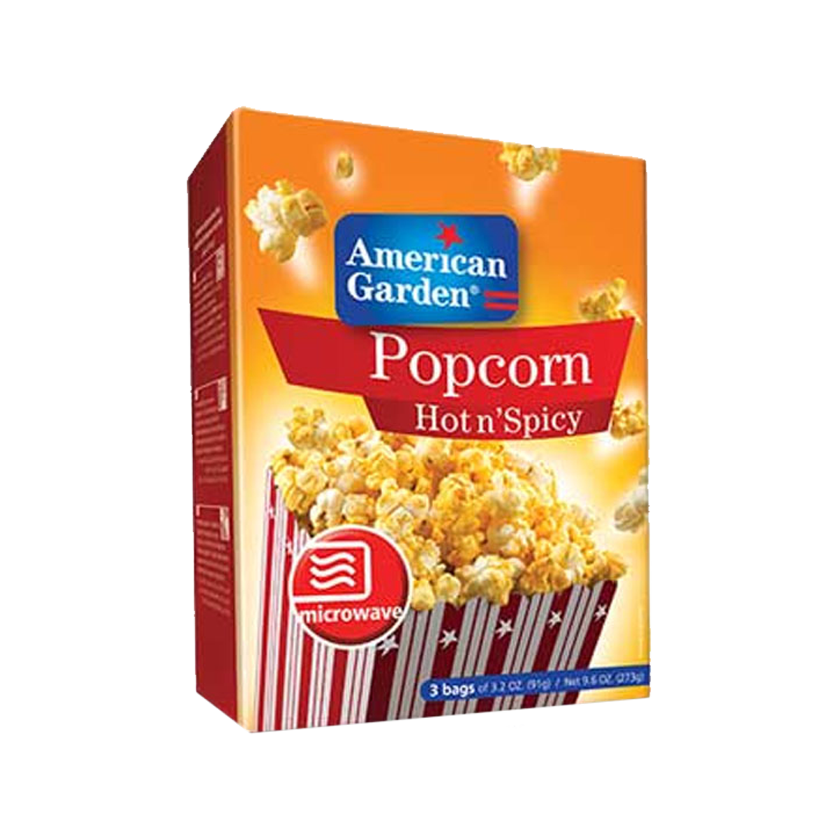 American Garden Popcorn Hot n Spicy 273g