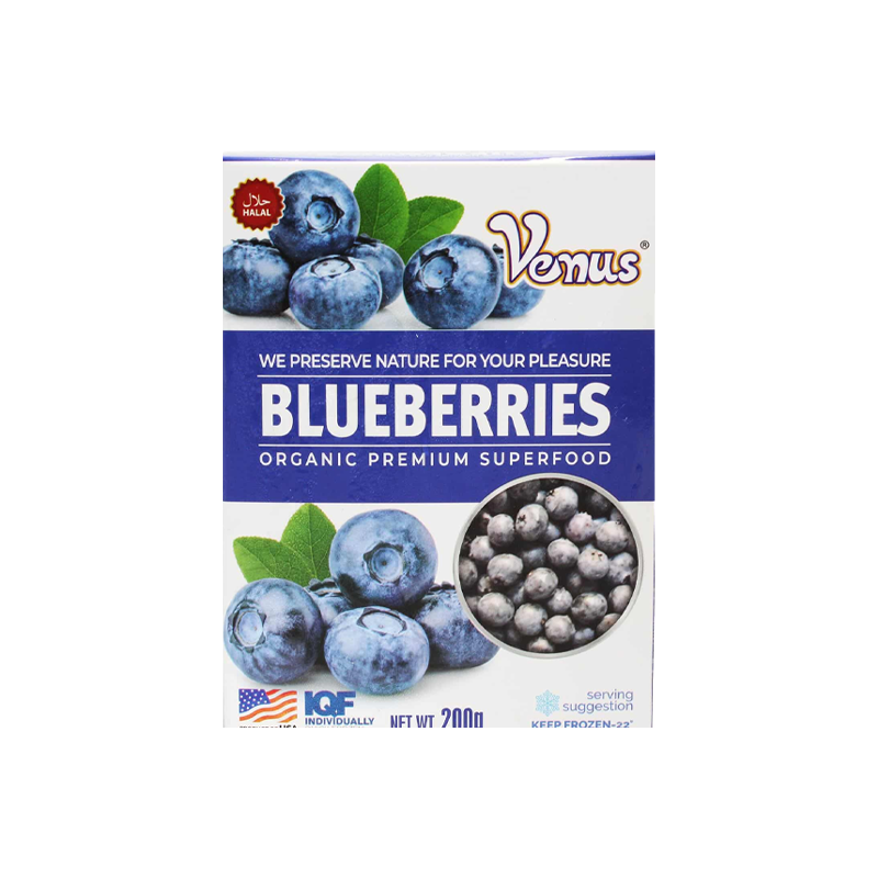 Venus Frozen Blueberries 200g