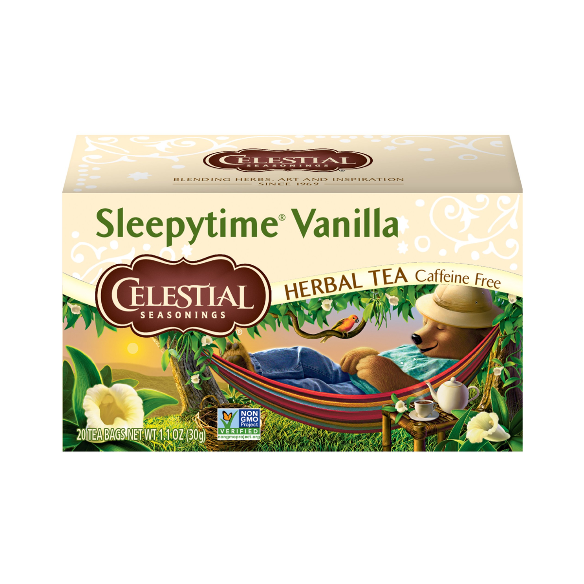 Celestial Seasonings, Herbal Tea Sleepytime Vanilla, Case Of 6, 20 bag