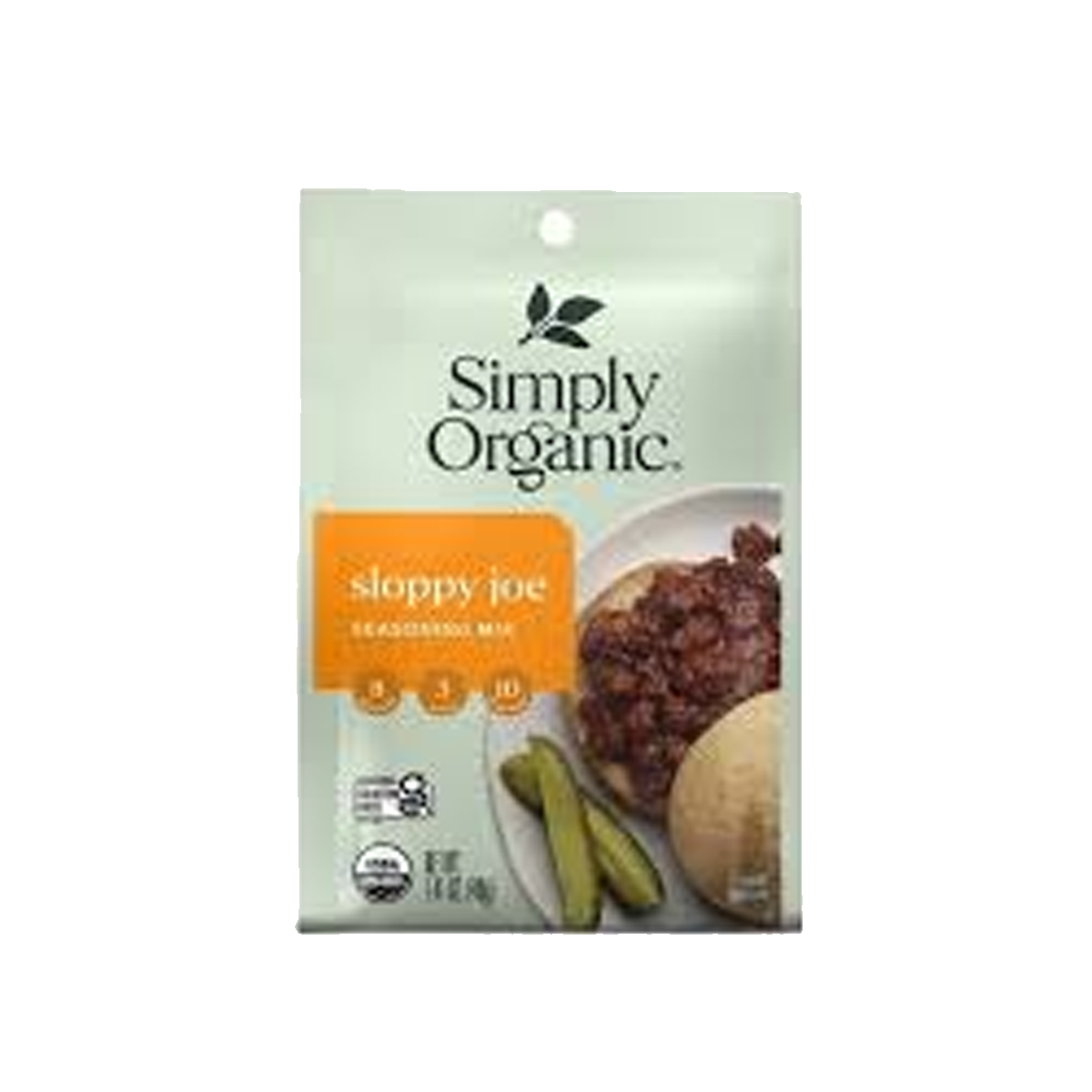 Simply Organic, Seasoning Mix Sloppy Joe, Case Of 12, 1.41 oz