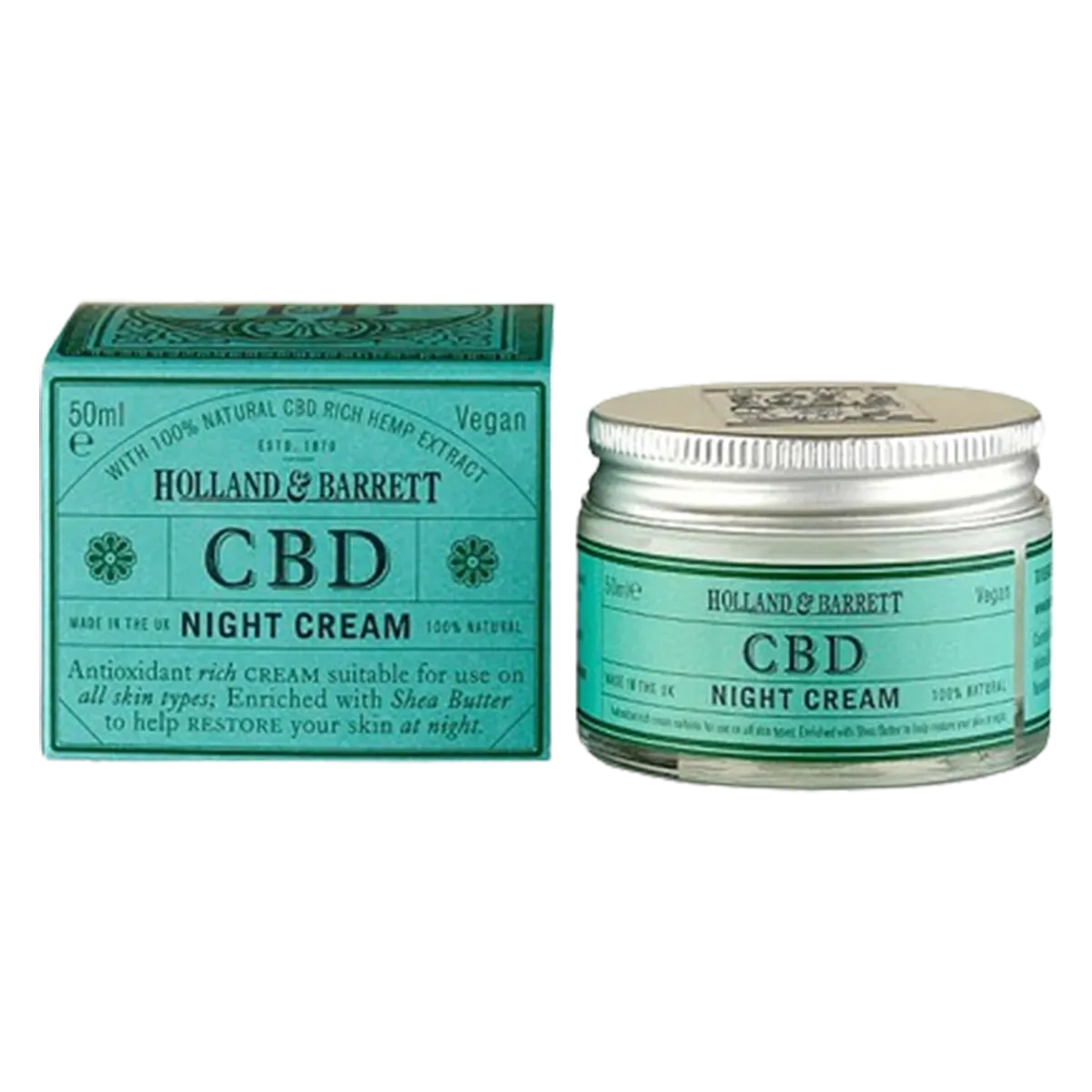 Holland & Barrett CBD Night Cream 50ml