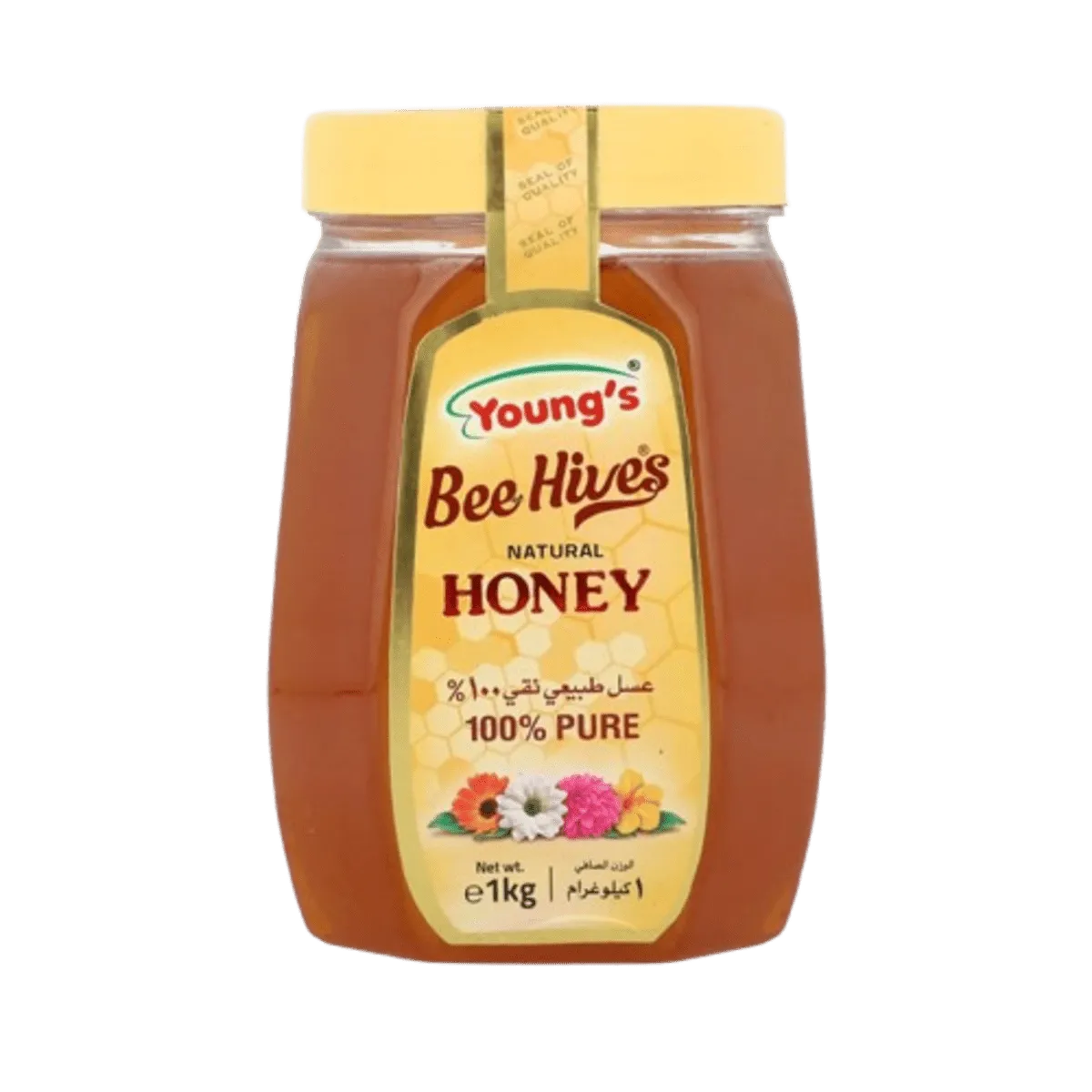 Youngs Bee Hives Natural Honey 1Kg