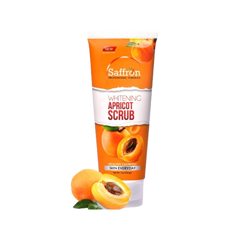 Saffron Whitening Apricot Scrub 200gm