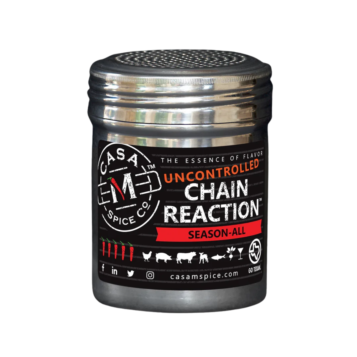 Casa M Spice Co® Chain Reaction® Season-ALL - Bulk Bag - Case of 6 - 16 oz each