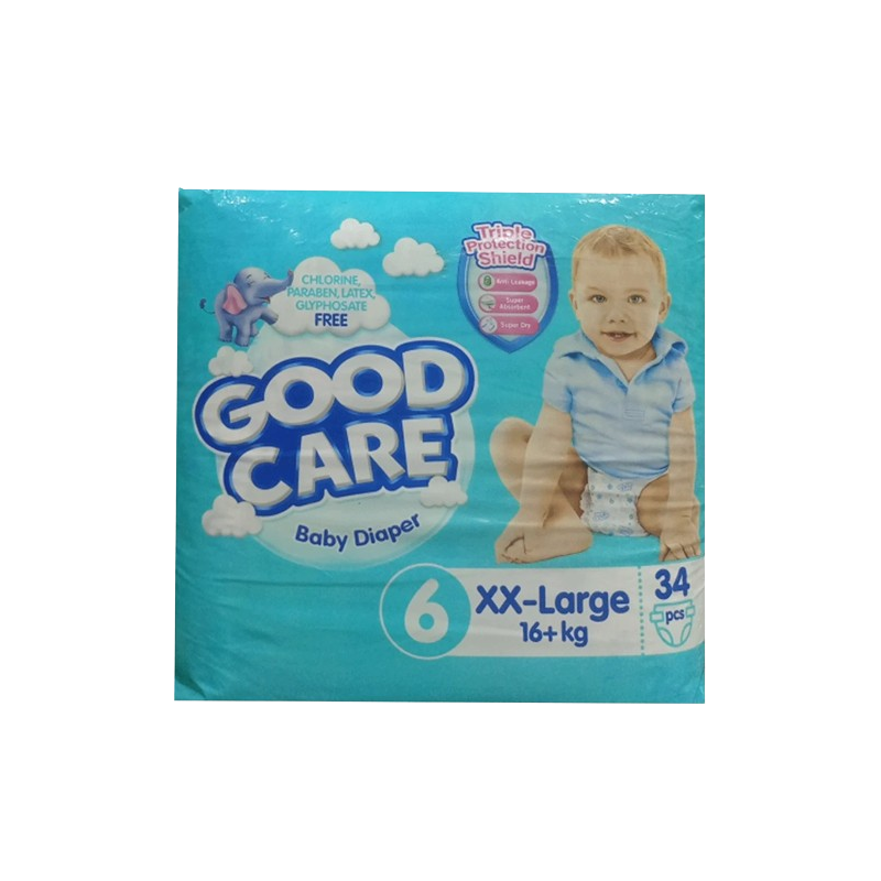 Good Care Baby Diaper 6 XX-Large 16+KG 34Pcs