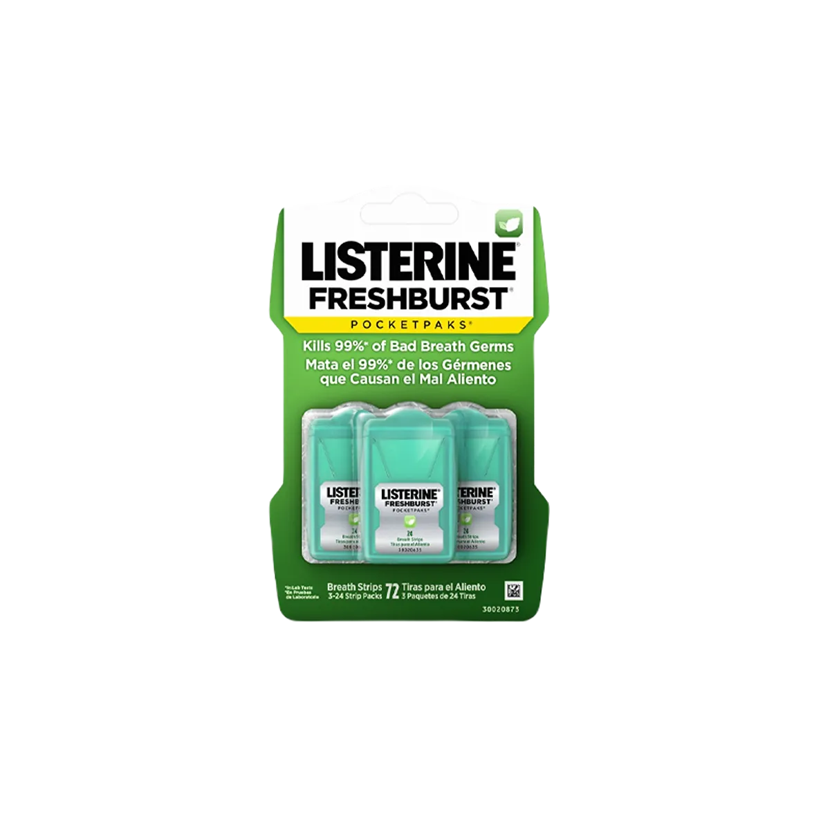 Listerine Pocket Mouth Strips Cool Mint 24Pcs