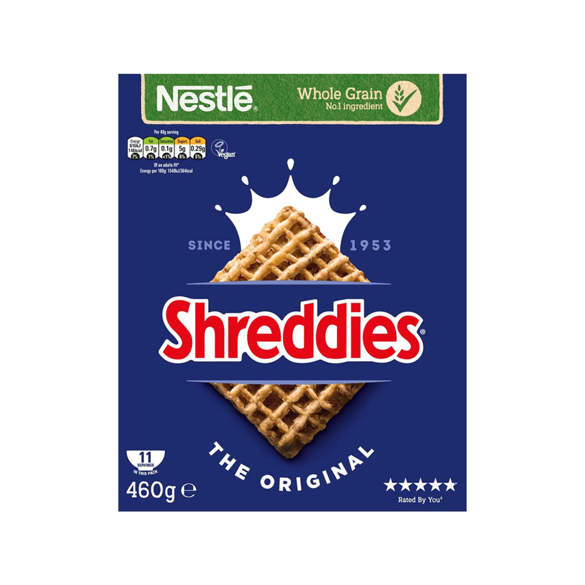 Nestle Shreddies Original Cereal 460G