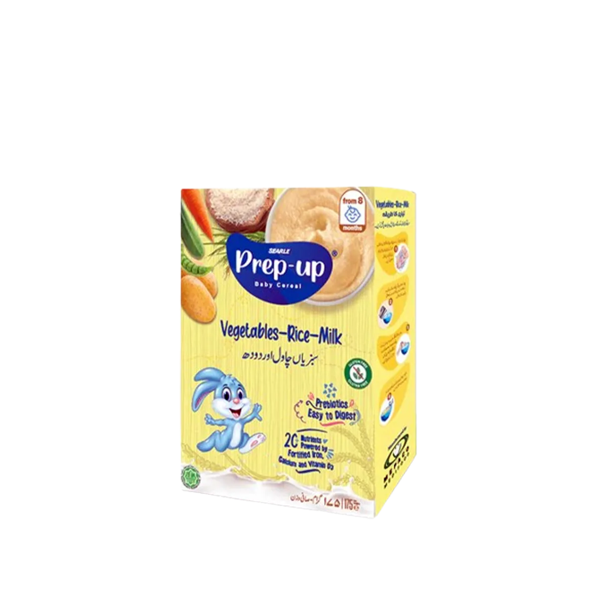 Prep-Up Vegetable Rice & Milk 175GM