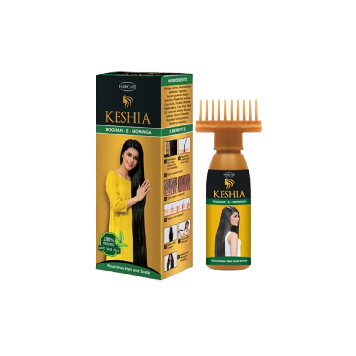 Haircare Keshia Roghan e moringa 120ml