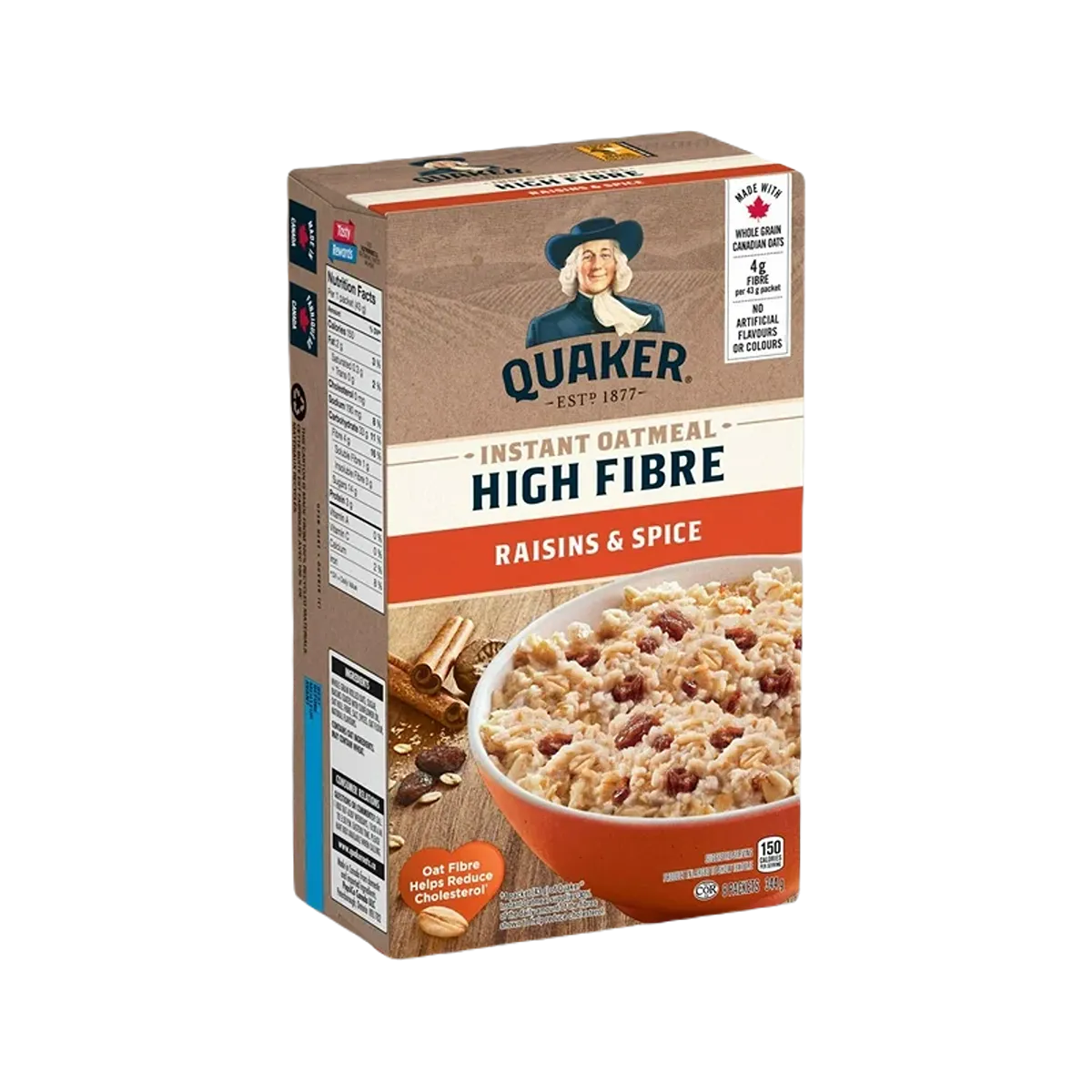 Quaker Oatmeal Raisins & Spice 344g