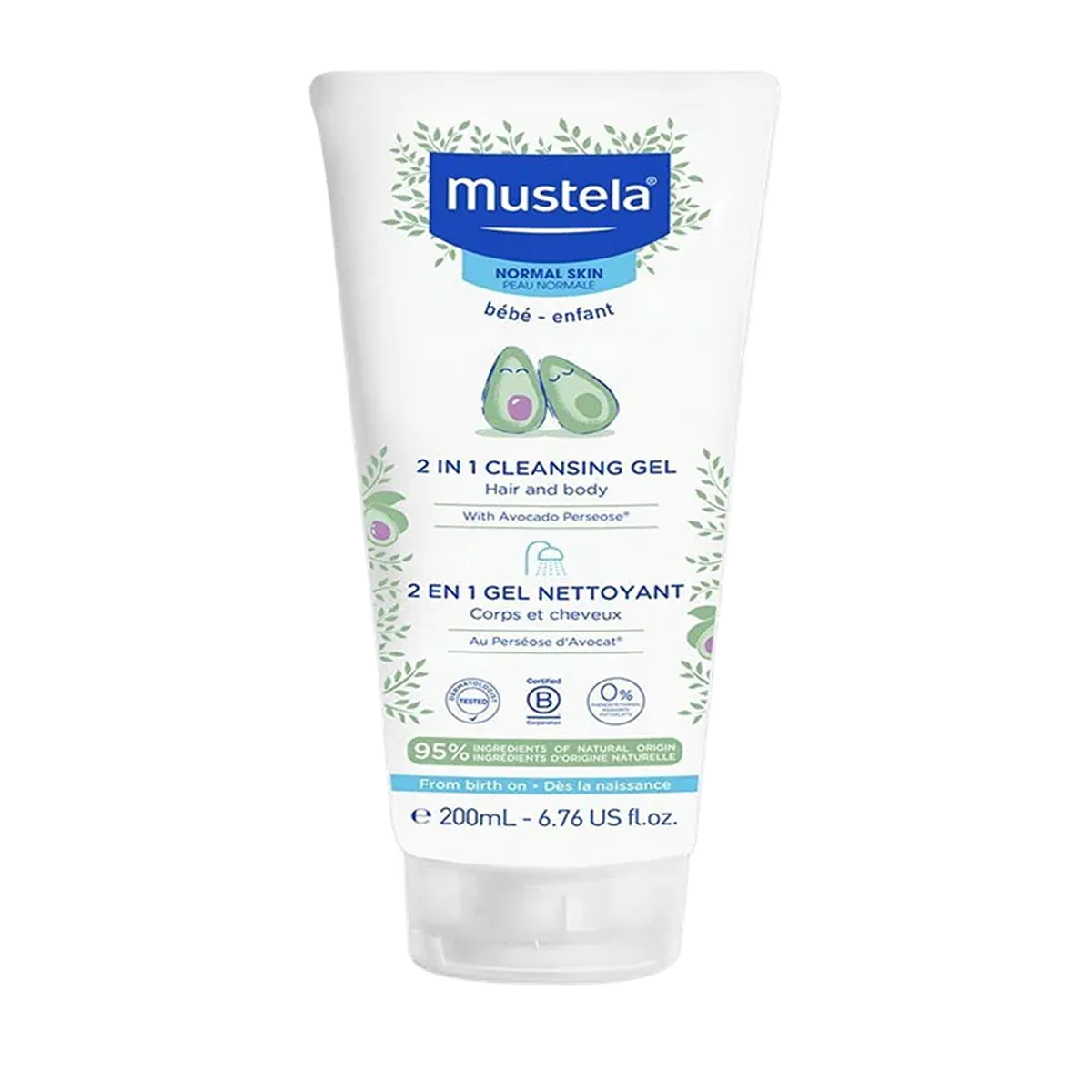 Mustela 2 In 1 Hair And Body Cleansing Gel