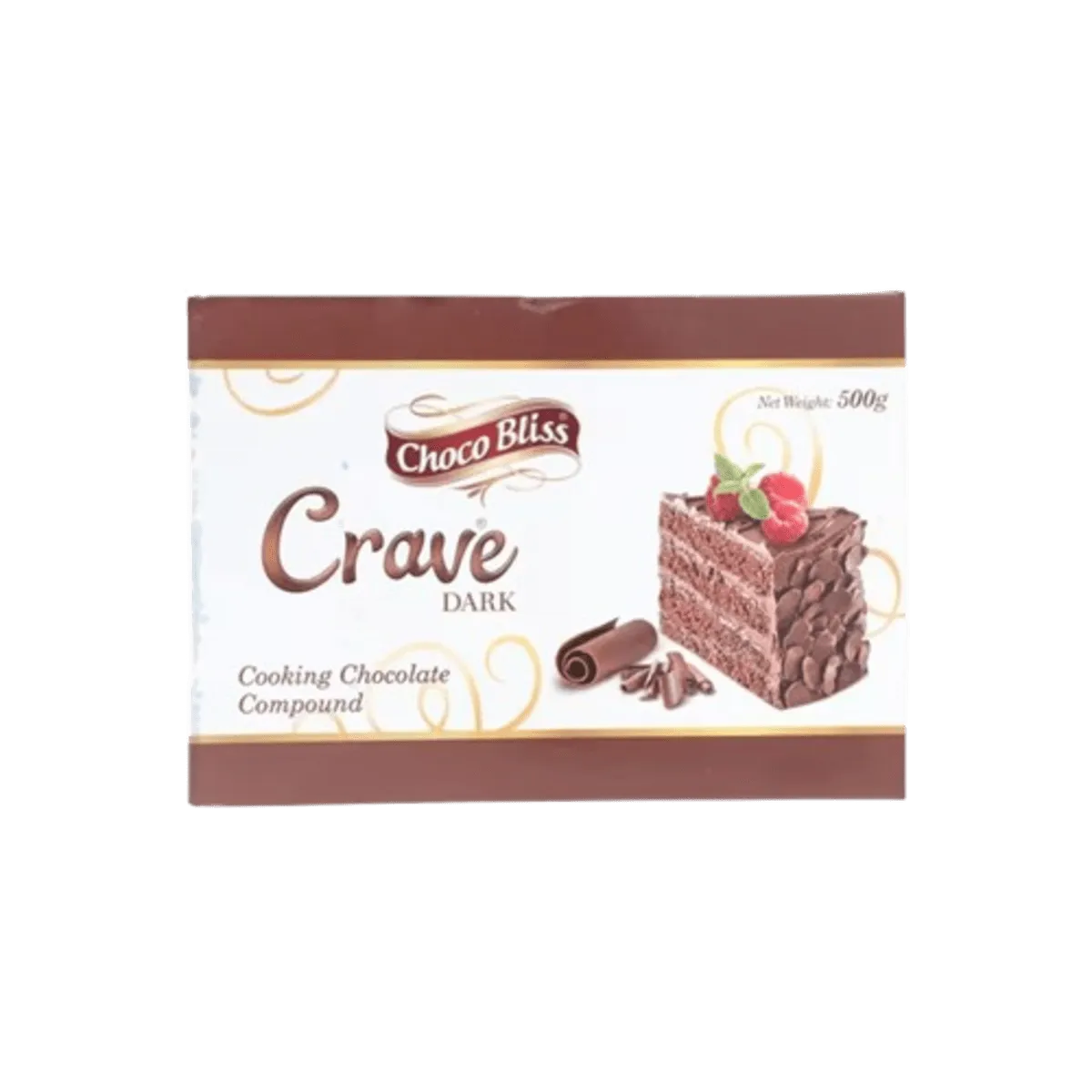 Choco Bliss Crave Dark Cooking Chocolate 500g