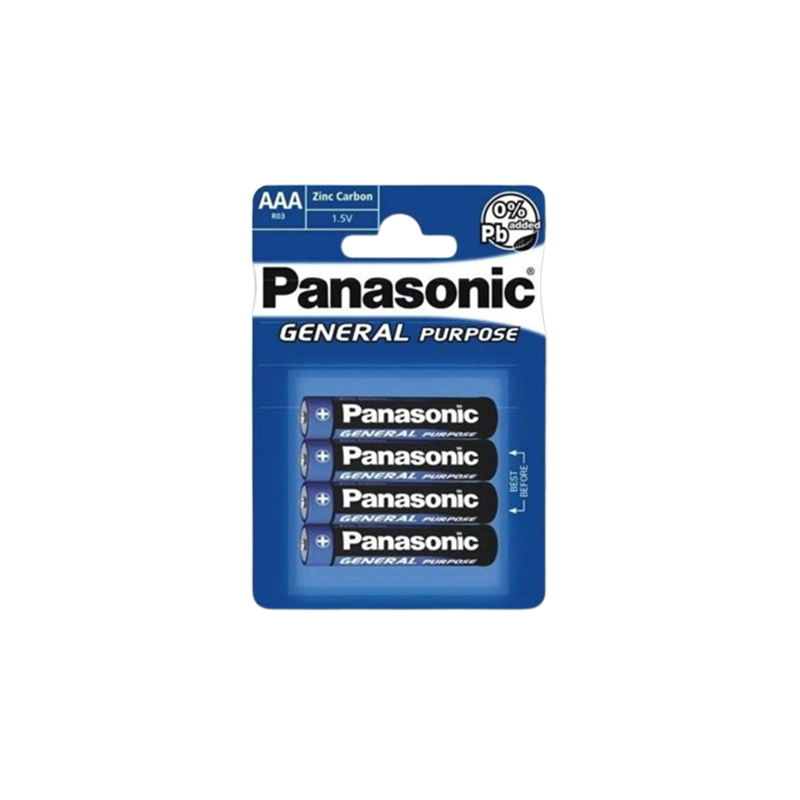 Panasonic Zinc AAA 4P