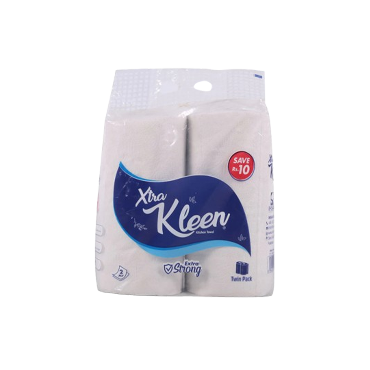 Xtea Kleen Kitchen Towel Extra Strong Twin Pack