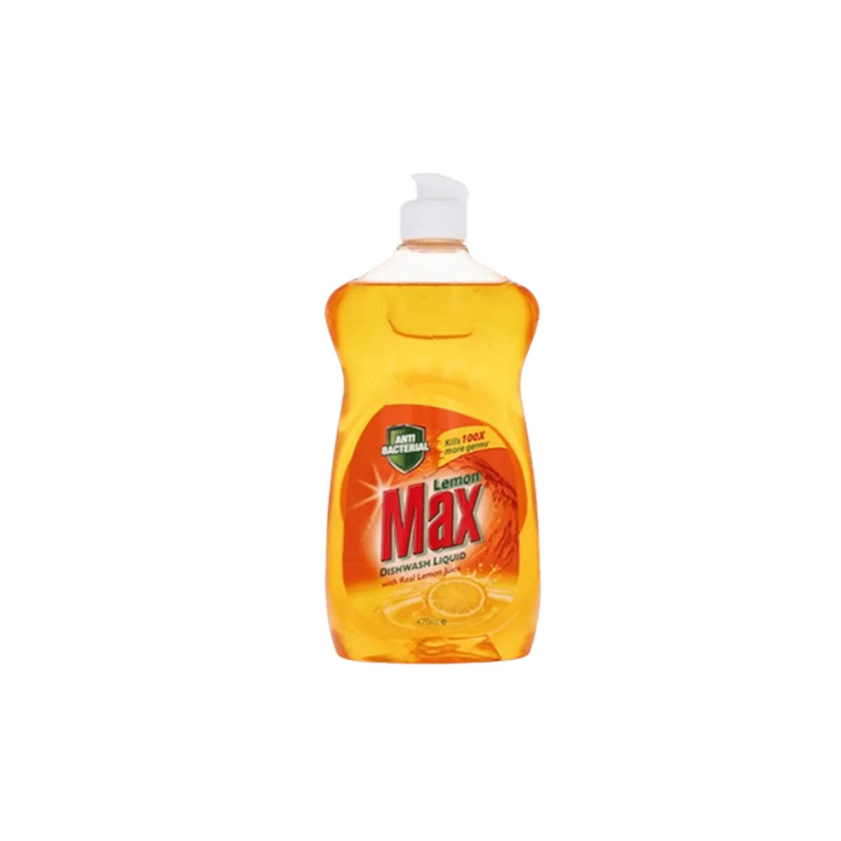 Lemon Max Dish Wash Liquid Antibacterial 475ml