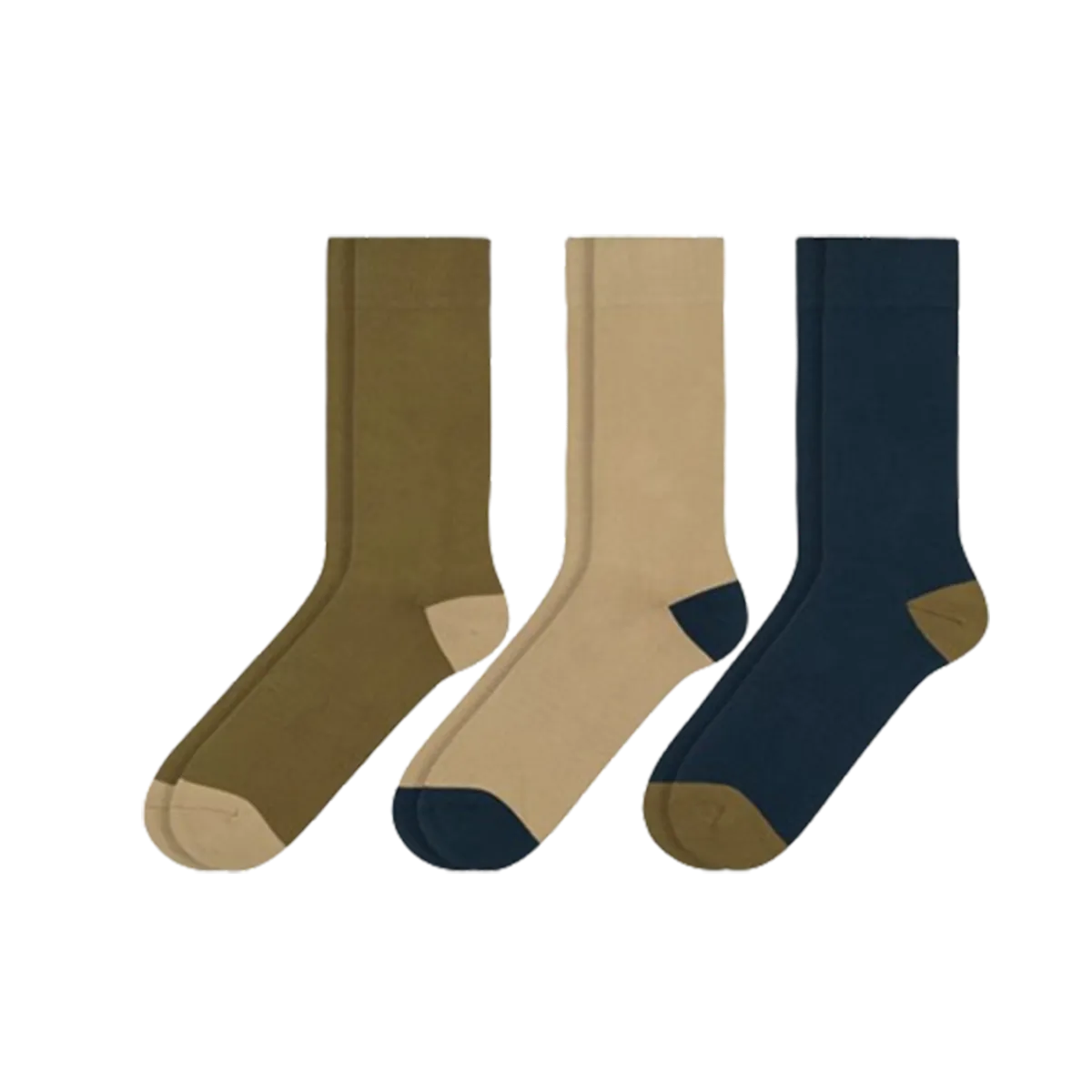 George Casual Cotton socks Soft 3 pair 9/12 MULTI