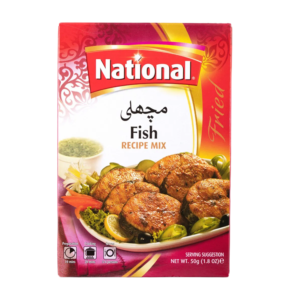 National Fish Recipe Mix 45Gram