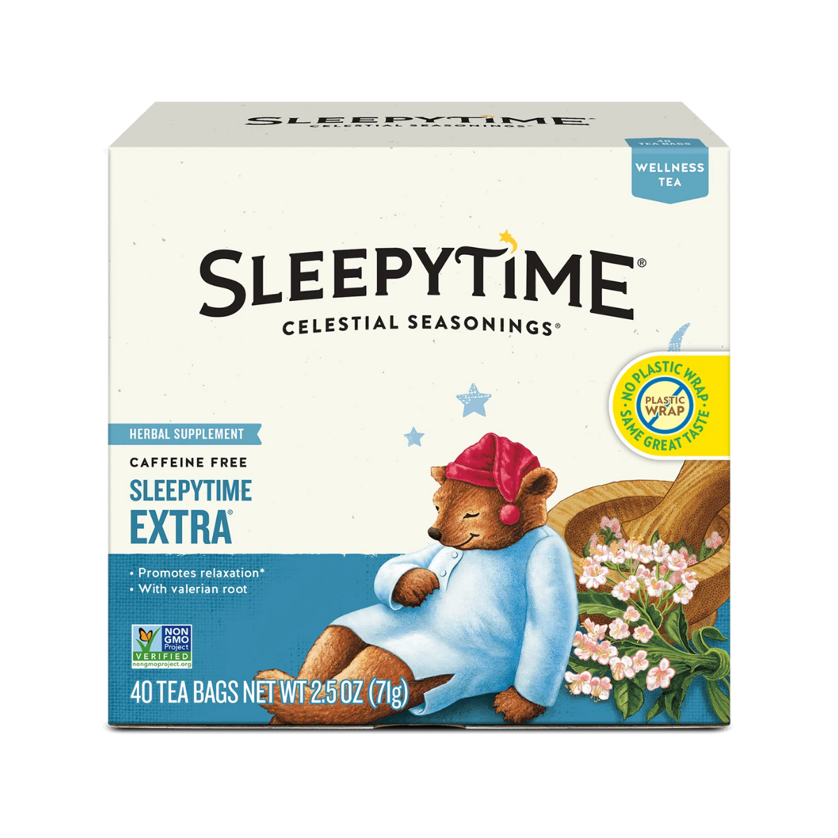 Celestial Seasonings, Herbal Tea Sleepytime Extra, Case Of 6, 40 bag