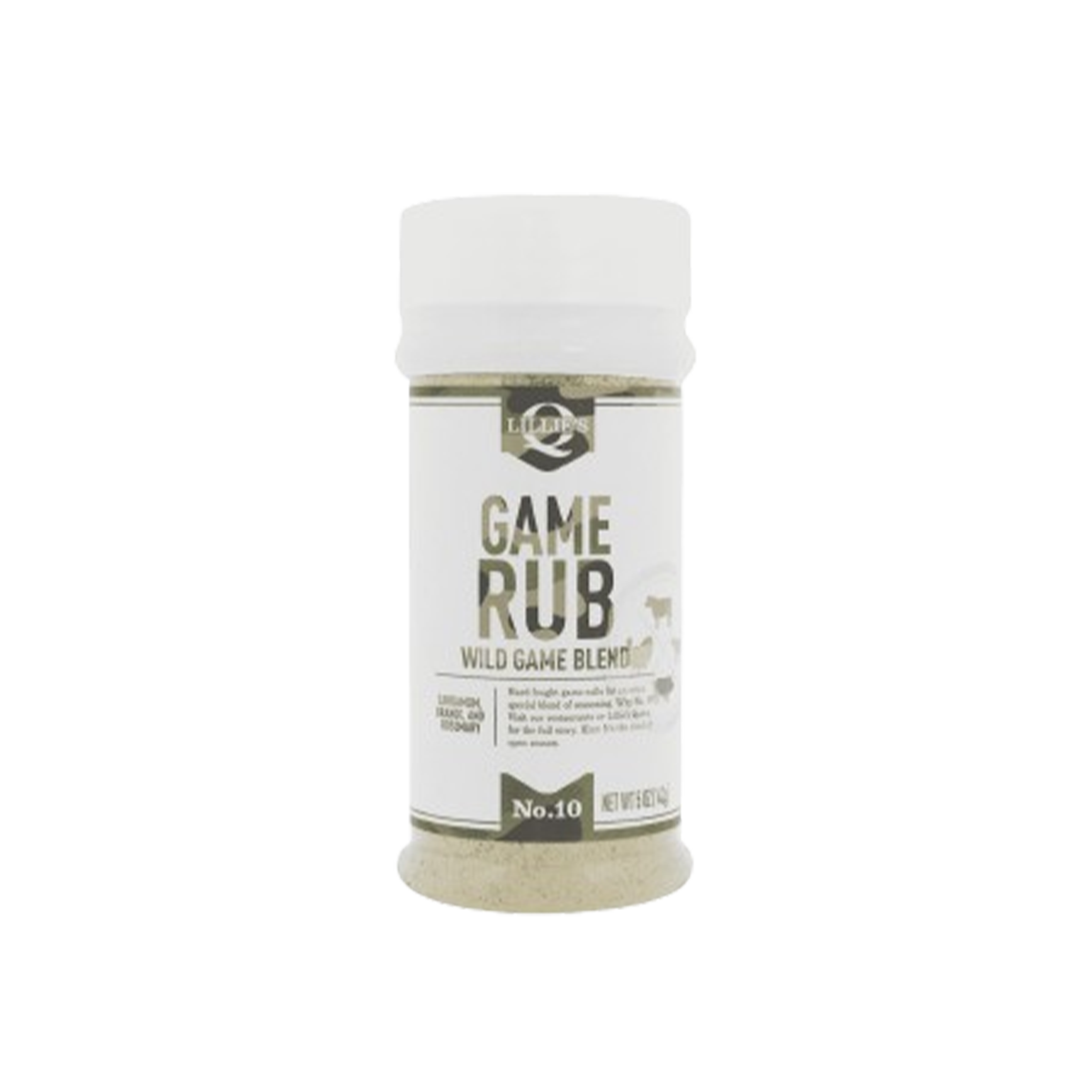 Lillie's Q, Game Rub Seasoning, Case Of 6, 5 oz