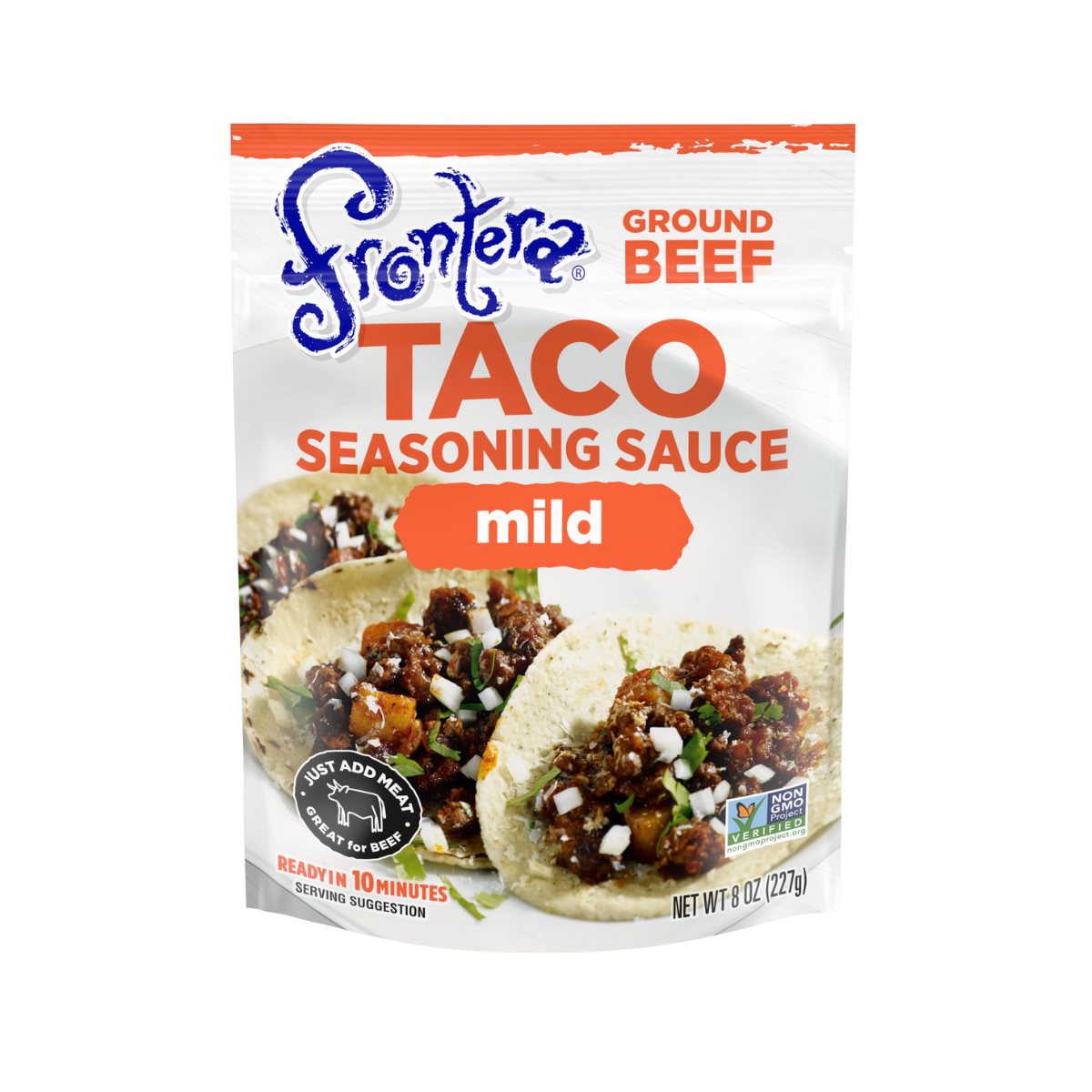 Frontera, Taco Seasoning Sauce Original Ground Beef, Case Of 6, 8 oz