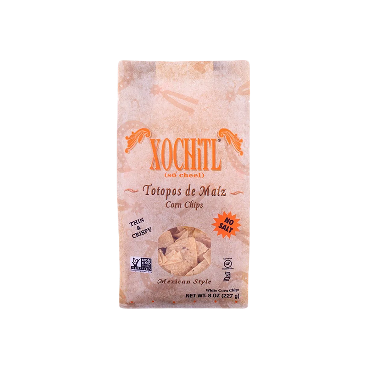 Xochitl No Salt Corn Chips 227g