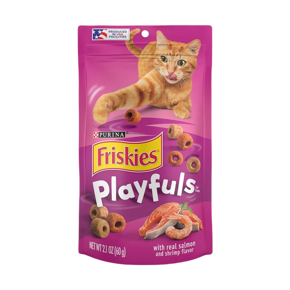 Purina Friskies Playfuls With Salmon And Shrimp 60g