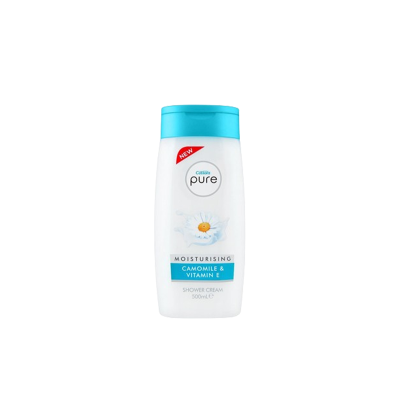Cussons Pure Shower Cream Moisturising Camomile & Vitamin E 500ml