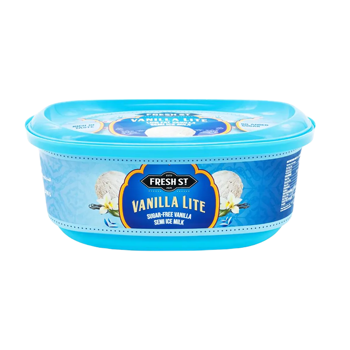 Fresh St Ice Cream Vanilla Lite Tub 1ltr