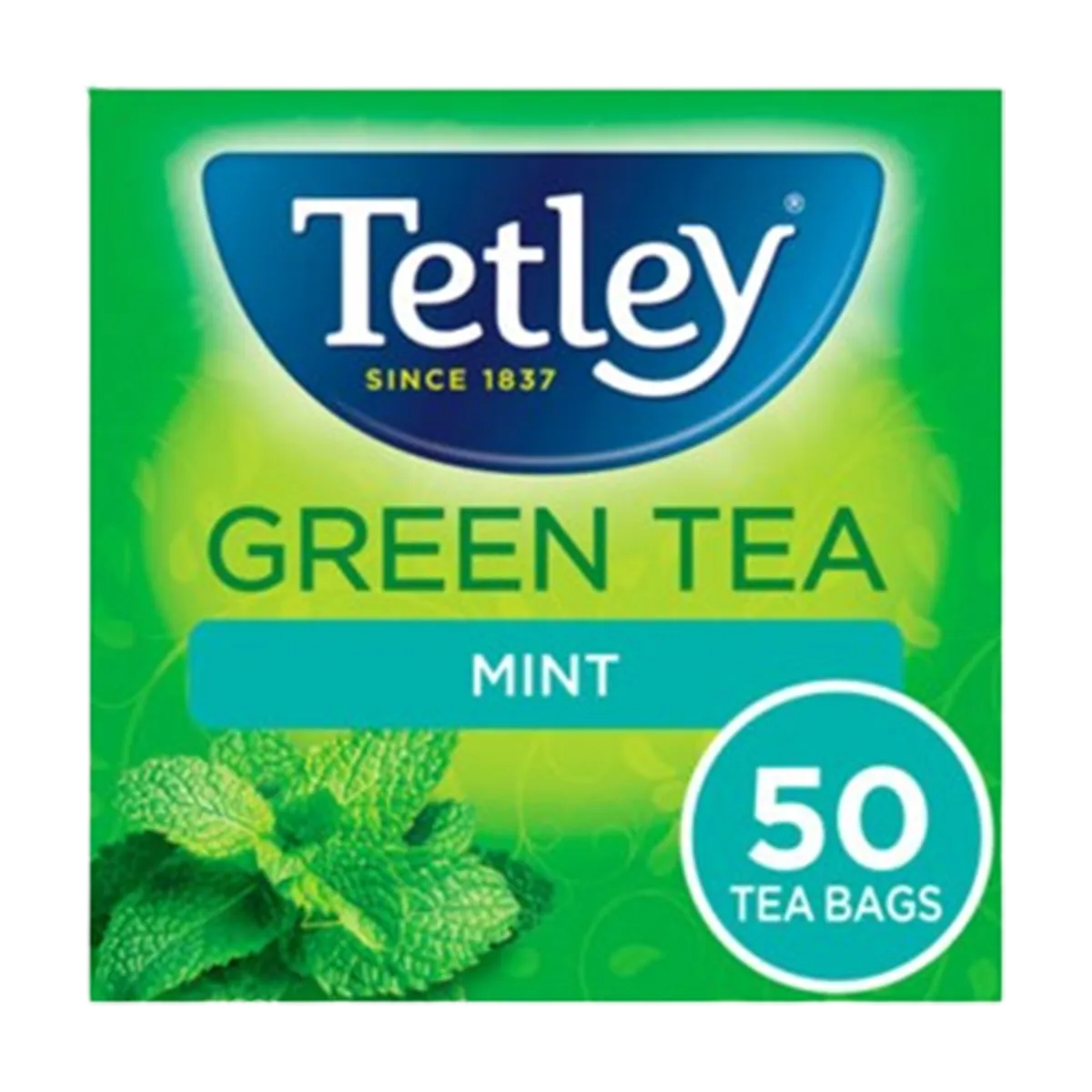 Tetley Green Tea Mint Tea Bags 50