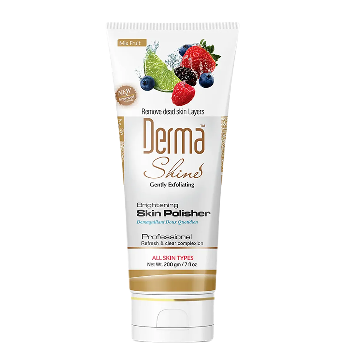 Derma Shine Mix Fruits Brightening Skin Polisher