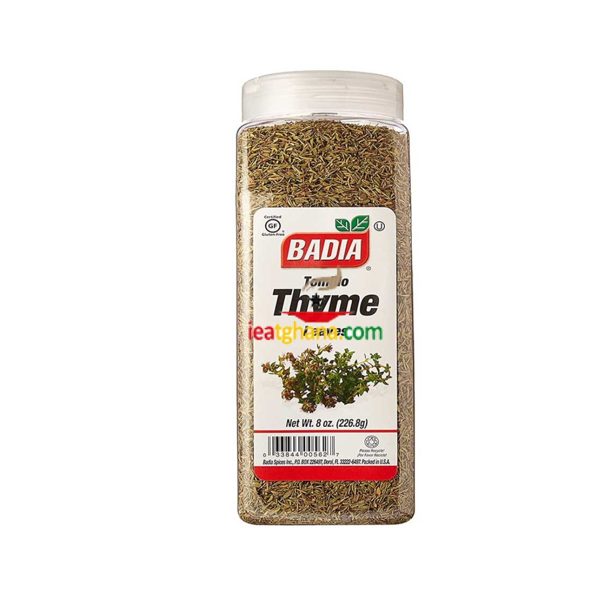 Badia Thyme Leaves, Case Of 8, .75 oz