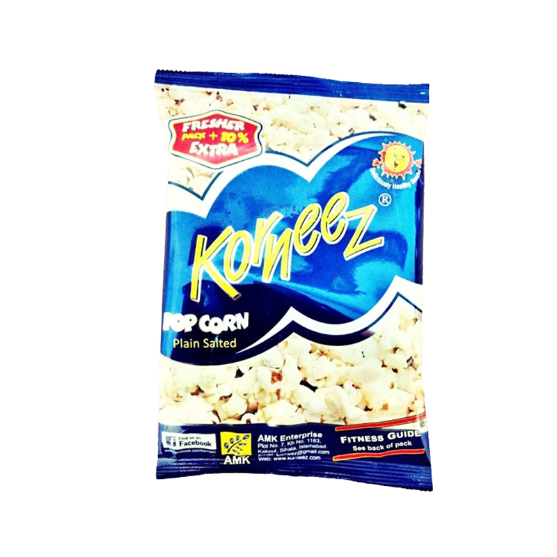 Korneez Plain Salted PopCorn 78gm