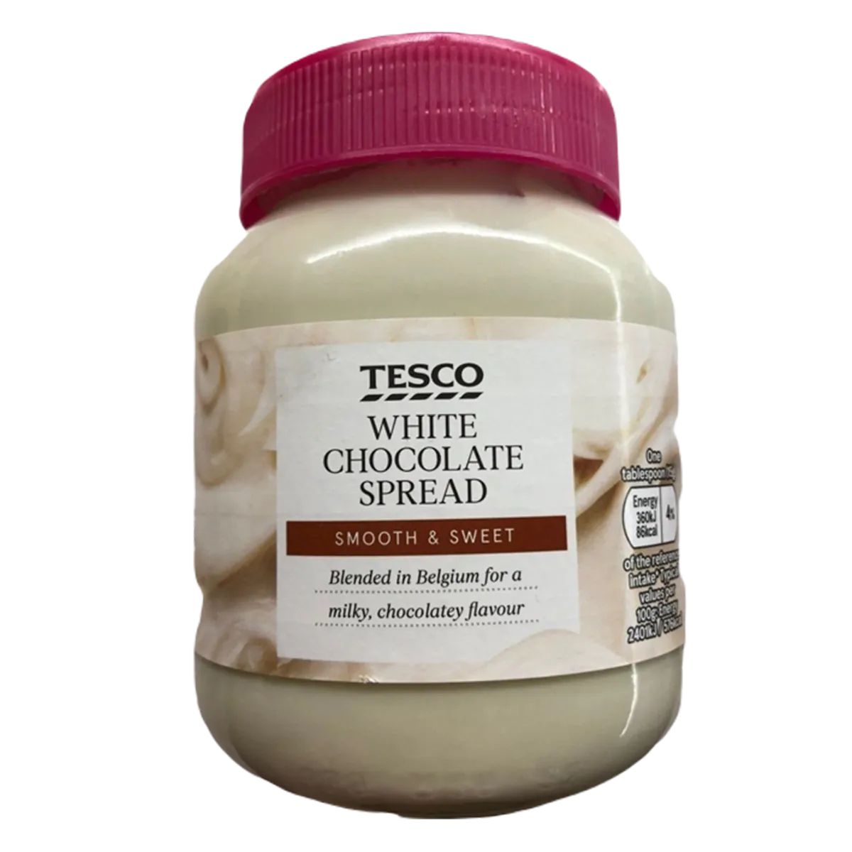 Tesco White Chocolate Spread 400g
