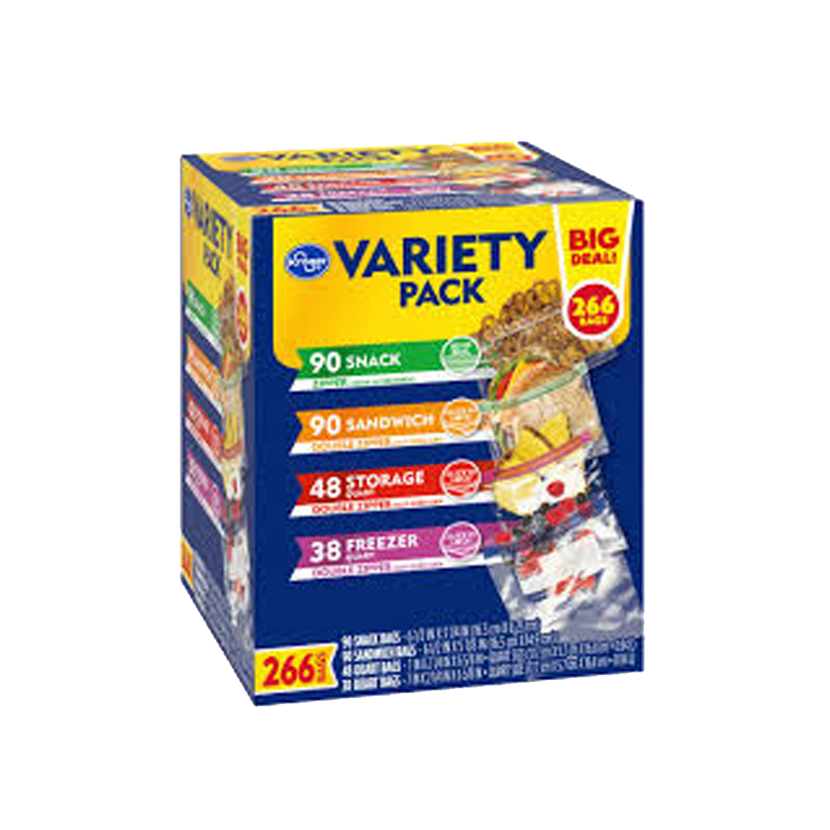 VARIETY PACK / Case of 12 Large Resealable Bags (4 OZ)