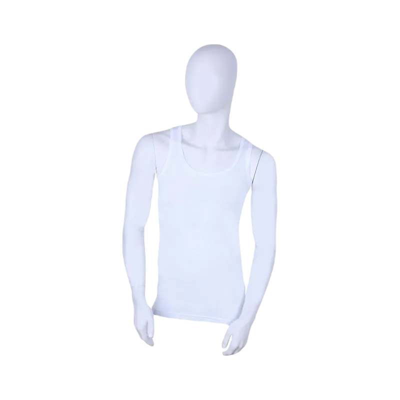 Jockey Classic Seamless A-Shirt | White Color | Medium Size | Pack Of 2