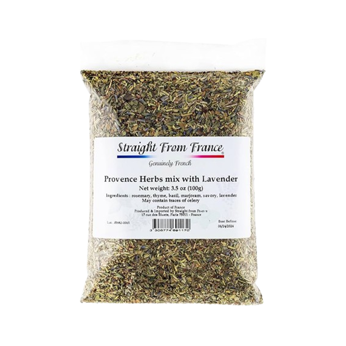 Straight from France - Provence Herbs Mix from France - Case of 24 - 8.8oz